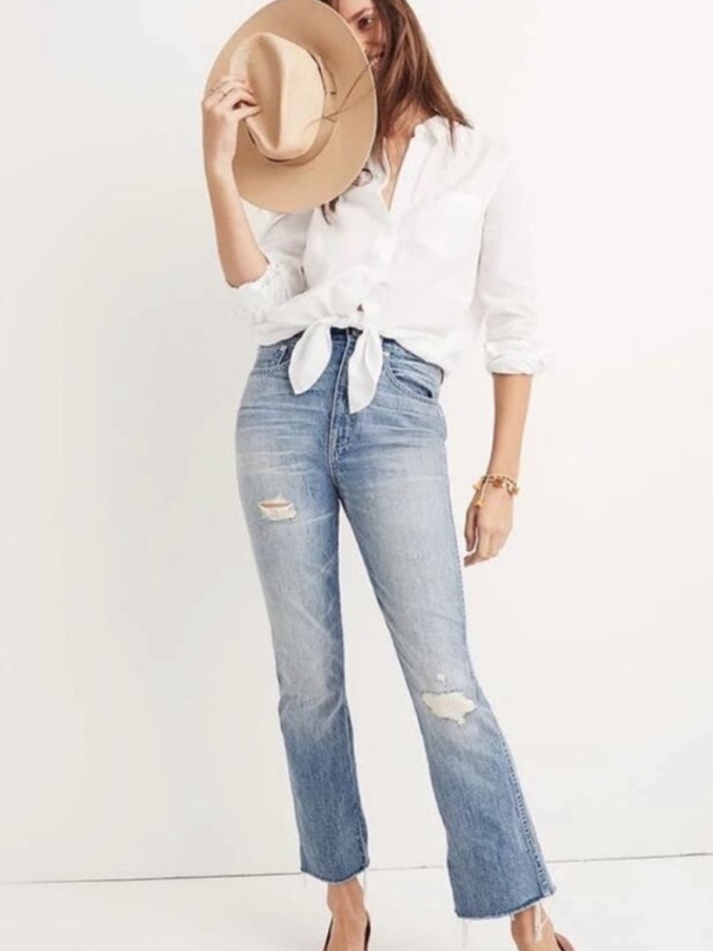Madewell Rigid Semi Boot Crop 27